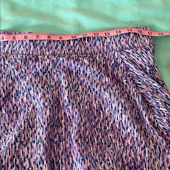 Talbots Purple and White Skater Mini Skort Size Plus X NWOT - Picture 7 of 8